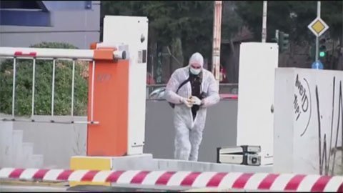 Văn phòng Thủ tướng Hy Lạp bị nã đạn