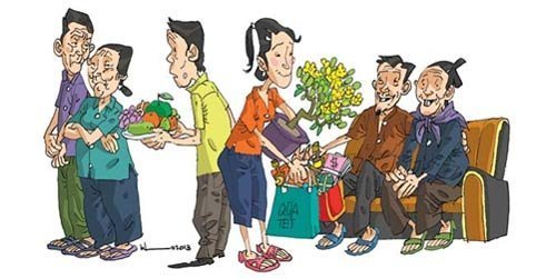 Nỗi lo tết giữa hai nhà