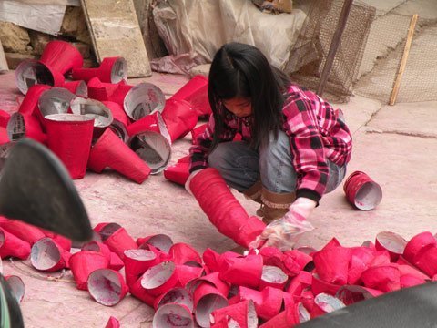 Vàng mã vào mùa ông Công ông Táo