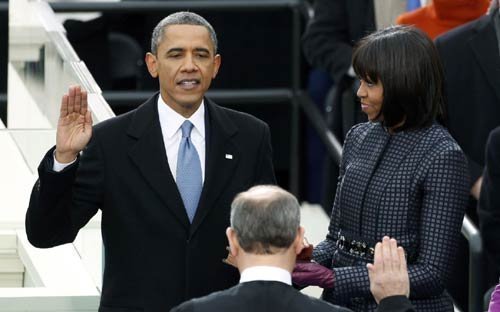 Obama tuyên thệ trước công chúng