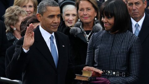 Xem Obama tuyên thệ trước toàn dân