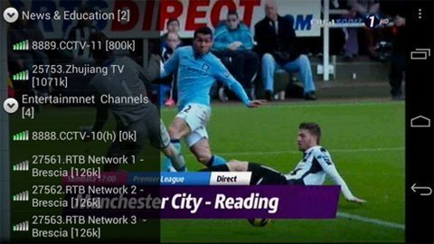 Ứng dụng SopCast giúp xem bóng đá trên 'dế' Android