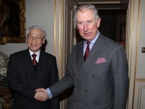 Tổng bí thư hội kiến với Thái tử Charles