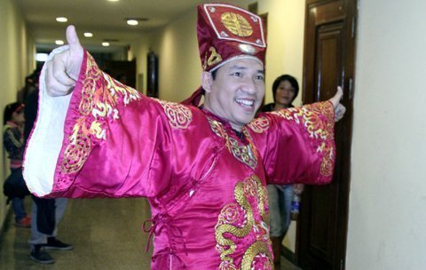 Clip và hình ảnh độc quyền hậu trường Táo Quân 2013