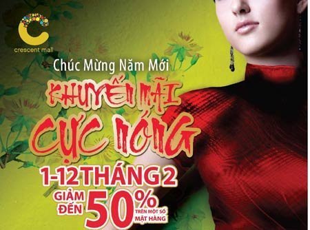 Khuyến mãi cực hot tại Crescent Mall