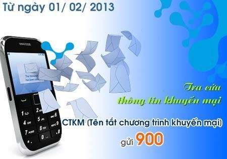 Gửi SMS nhận tin khuyến mại từ VinaPhone