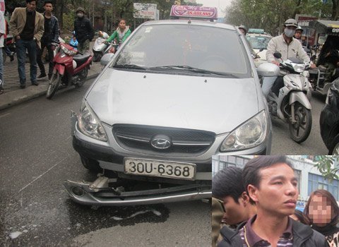 'Xe điên' hất cảnh sát lên nóc capo rồi đâm liên tiếp