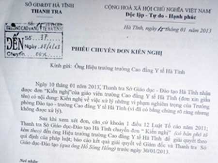 Hiệu trưởng 'né' xử lí sai phạm?