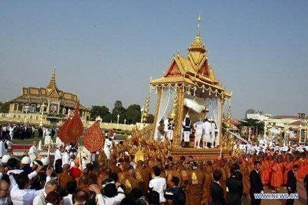 Campuchia chuẩn bị tang lễ cựu vương Sihanouk