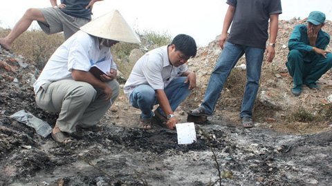 Phát hiện xác chết cháy đen giữa thành phố