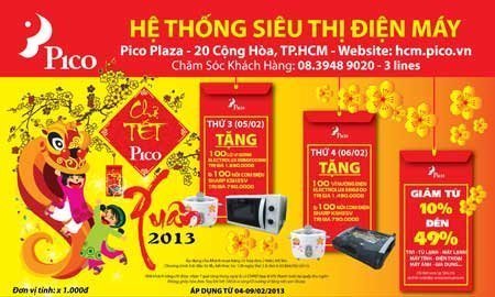 5 ngày cuối nhận quà tại Chợ Tết Pico