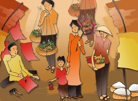 Tết quê thời kháng chiến