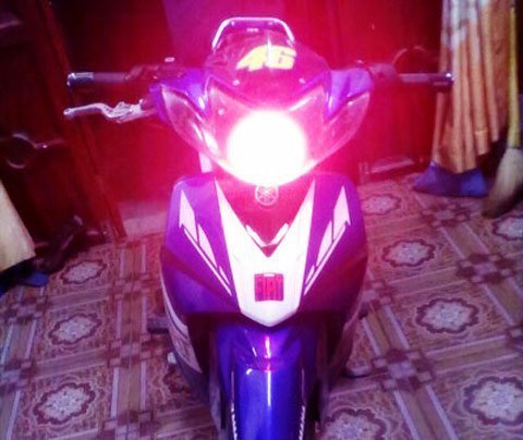 Cháy xe, chết người vì đèn xe máy tự chế