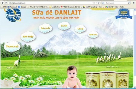 Công an vào cuộc vụ sữa dê Danlait