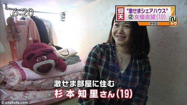 Cuộc sống trong căn hộ 2 mét vuông ở Tokyo