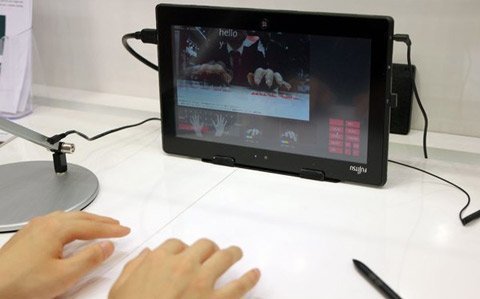 Sẽ có bàn phím ảo từ camera trước của tablet