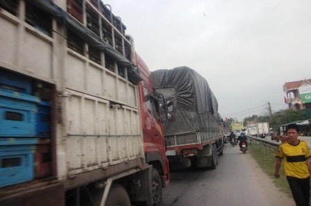 Quốc lộ 1A ùn tắc hàng tiếng đồng hồ