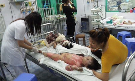 Hải Phòng: Cả gia đình bị thiêu cháy