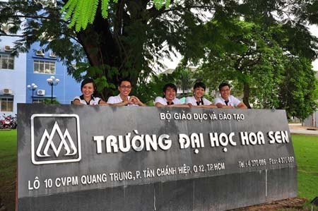 2013, ĐH Hoa Sen mở 3 ngành mới