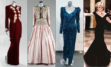 Ngắm váy bán đấu giá của Công nương Diana