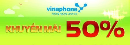 Vinaphone khuyến mãi ngày vàng từ 21-22/03/2013