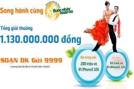 Đồng hành với Bước nhảy hoàn vũ 2013, nhận ngay iPhone5