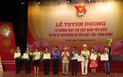 Vinh danh 10 gương mặt trẻ tiêu biểu