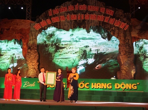 “Vương quốc hang động” đón bằng di sản lần 2 của UNESCO