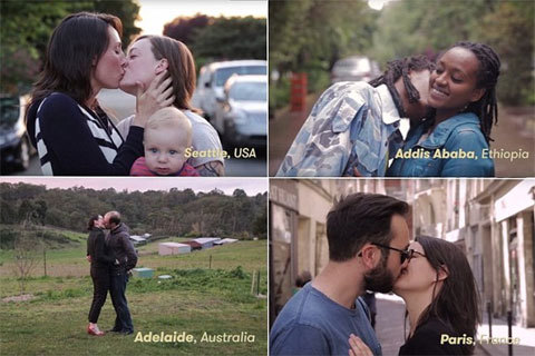 1001 kiểu hôn của các cặp tình nhân trên thế giới