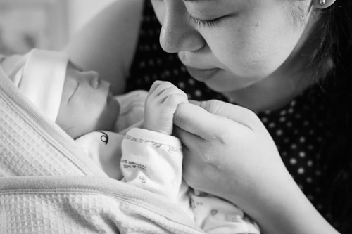Mẹ nuôi sữa ba con cùng lúc với 2 lít sữa/ngày