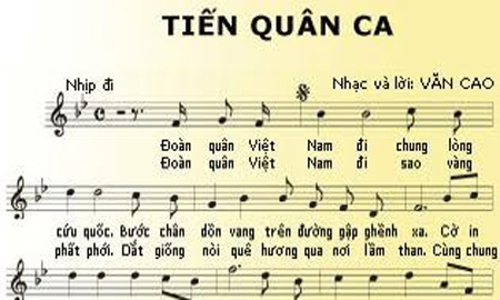 Bộ Văn hóa yêu cầu dừng thu tiền bản quyền “Tiến quân ca”