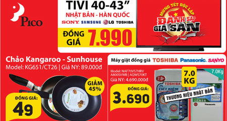 Pico phá giá sàn mừng Tết độc lập