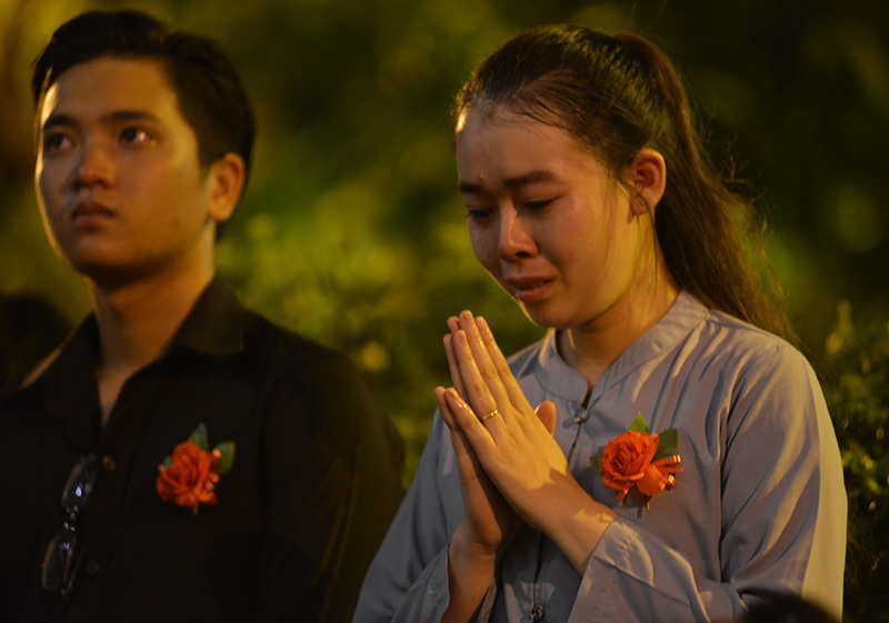 Những hình ảnh xúc động trong ngày lễ Vu Lan
