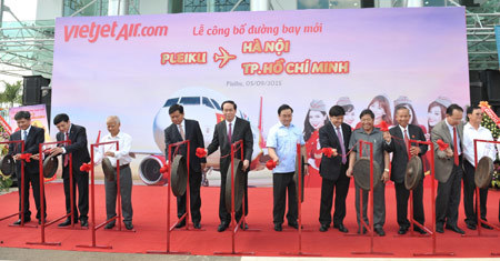 Vietjet mở đường bay Hà Nội, Tp.HCM đến Pleiku