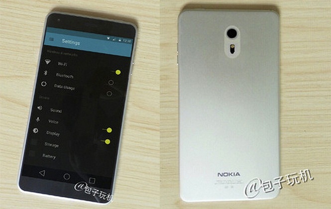 Smartphone Android màn hình 5 inch của Nokia lộ ảnh thực tế