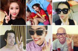 Sao Việt selfie siêu nhắng kêu gọi chống hack facebook