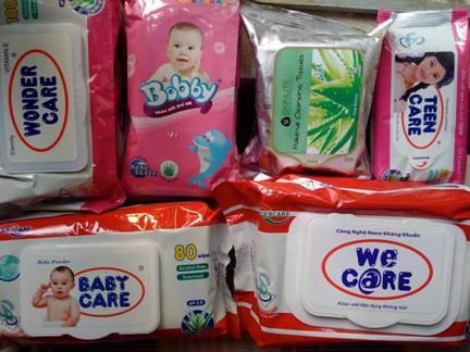 'Phù phép' 39 triệu gói khăn ướt Trung Quốc vào Việt Nam