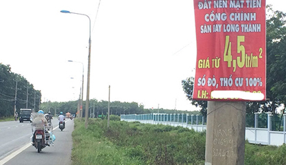 Thận trọng khi mua đất gần dự án Sân bay Long Thành
