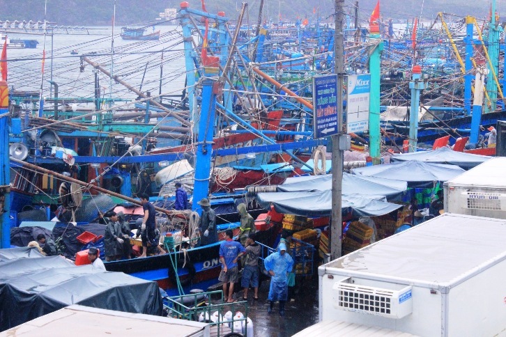 Đã tiếp cận được tàu cá chở 13 người trôi dạt trên biển