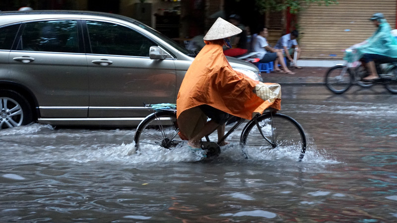Hà Nội mưa lớn trong nhiều ngày tới