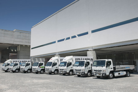 Xe tải điện không khí thải FUSO Canter E-Cell