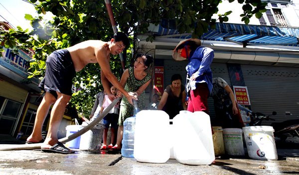 Giá nước sắp thành 