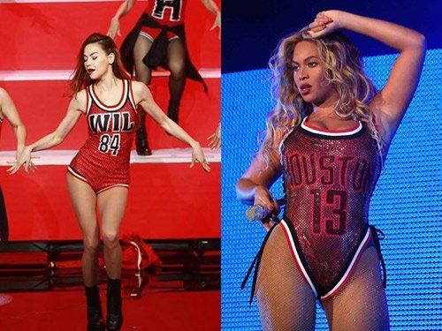 Hồ Ngọc Hà dính ồn ào vì mặc giống ca sĩ Beyonce