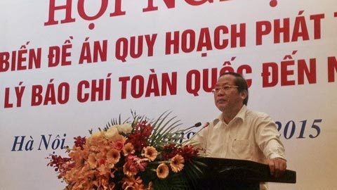 Công bố quy hoạch báo chí đến 2025