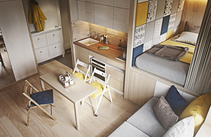 4 căn hộ dưới 40m² có thiết kế đẹp như mơ và dễ áp dụng vào thực tế