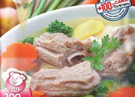 Ra mắt hạt nêm Aji-ngon Heo bổ sung Canxi