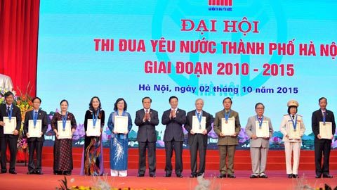 Vinh danh 10 công dân ưu tú thủ đô