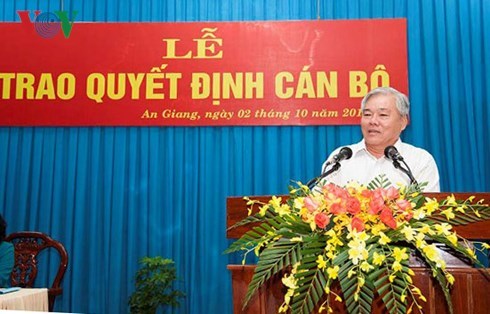 Bí thư An Giang trở thành Phó ban Kinh tế TƯ