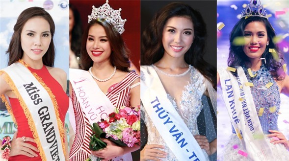 Đội hình thi sắc đẹp quốc tế lý tưởng của Việt Nam năm 2015