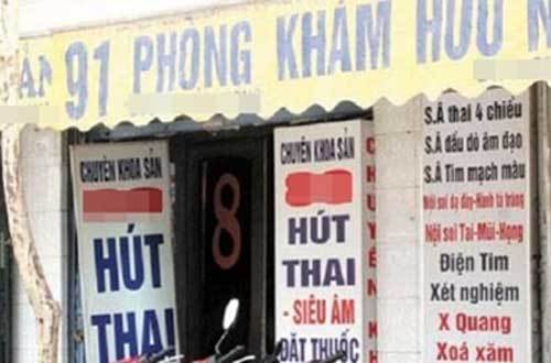 Sự thật đáng sợ tại một phòng khám thai chui Hà Nội